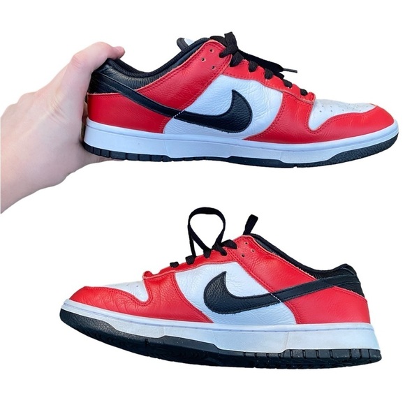 Nike Dunk Chicago’s Size 12 Nike By You Shoes Red - Picture 7 of 13